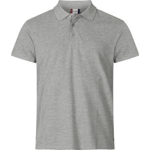 Clique Heavy Premium Polo 028260 - Grijs-melange - 4XL