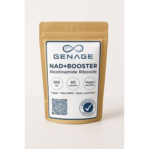 GenAge Nicotinamide Riboside Hydrogen Malate (NRHM) – 60 capsules – Vegan voedingssupplement – Energie & celvernieuwing