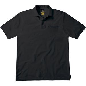 Energy Pro Workwear Pocket Polo Men B&C Collectie maat S Zwart