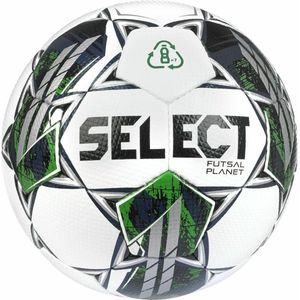 Select Futsal Planet Voetbal - Wit / Groen / Zwart | Maat: SZ. FUTSAL