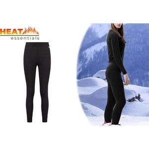 Thermo Ondergoed Dames - Thermo Legging Dames - Zwart - S - Thermokleding Dames - Thermobroek Dames - Thermolegging - Thermo Broek Dames