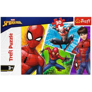 Puzzel Spiderman en Miguel (30 stukjes)