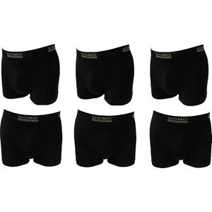 Uomo zwarte heren boxershorts set van 6 stuks maat S/M
