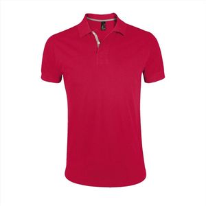 SOL'S Men´s Polo Shirt Portland L587 - Red/Grey (Solid) - 3XL
