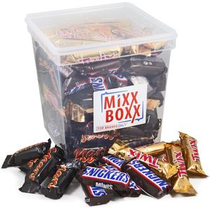 Chocolade Box van 110 stuks Mars miniaturen - 2200g - Mars, Snickers, Twix