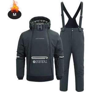 Bovista Skipak - SkiBroek - Skijas - Ski Suit - Wintersport - Heren - 2-Delig - Grijs - Maat S