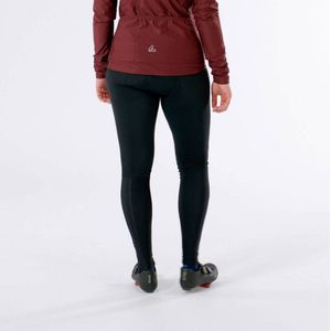 Löffler Womens Bike Tights Hotbond Reflective Gel Fietsbroek (Dames |zwart)