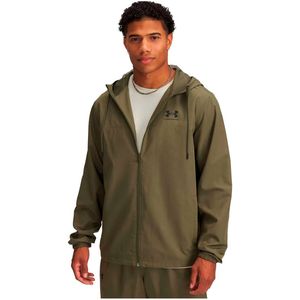 Under Armour - Rival Woven Windjack - Groen - L - Tall Man