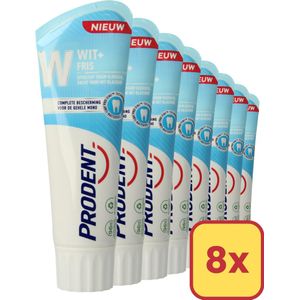 Prodent White + Strong 75ml - 8 Stuks - Voordeelverpakking