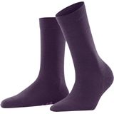 FALKE - Softmerino W - Dames Sokken - Rood Wineberry - 1 Paar