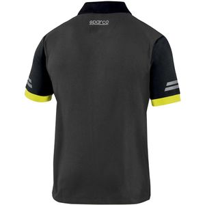 Sparco TOLEDO Groen – Technische Polo met Reflecterende Details