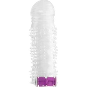 OHMAMA FOR HIM | Ohmama Textured Penis Sleeve With Vibrating Bullet | PENIS SLEEVE | SEX TOYS VOOR KOPPELS | SEX TOYS VOOR MANNEN