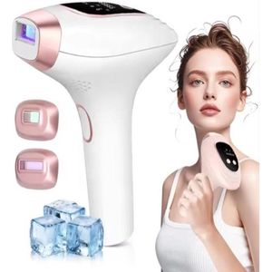 Chanella IPL Slim - Laser Ontharingsapparaat - Voor Mannen en Vrouwen - 9 Verschillende Standen - IPL Ontharingsapparaten - Ontharen voor Thuis - Magnetische Opzetstukken - Ice-coolfunctie - Beschermbril – Scheermes - Langdurig Haarvrij