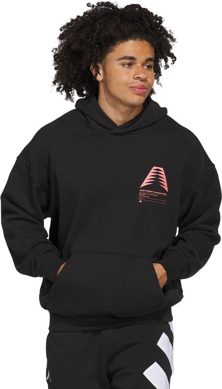 adidas - Anthony Edwards Schematic Hoodie - Heren - Zwart