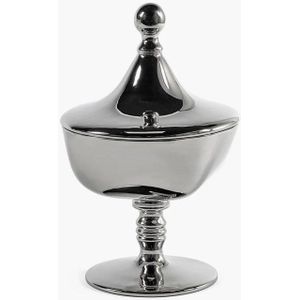 Serax Kris Van Assche Josephine bonbonière 02 S D16cm H25.2cm zilver