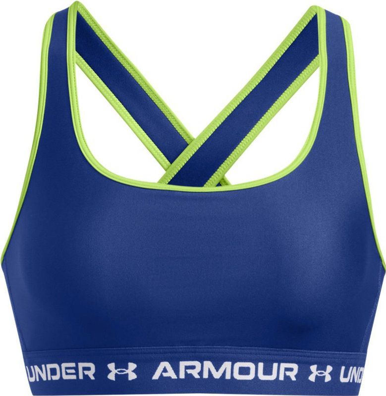 Under Armour - Crossback Mid Bra - Sport bh - Tech Blue