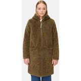 camel active - Teddyjas - Donker kaki - Met Capuchon