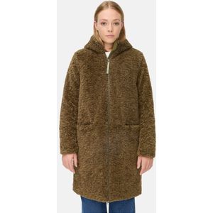 camel active - Teddyjas - Donker kaki - Met Capuchon