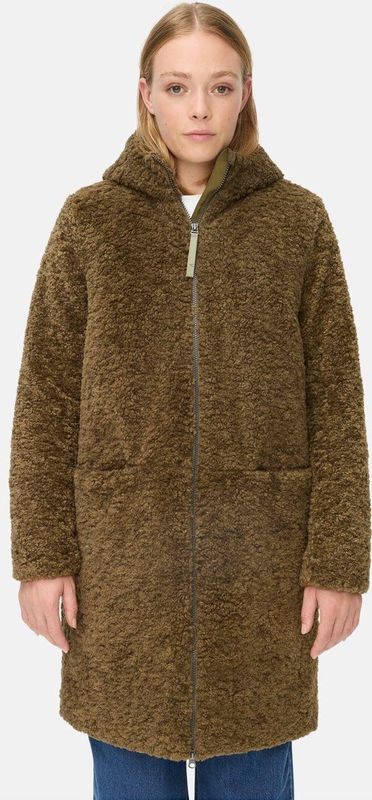 camel active - Teddyjas - Donker kaki - Met Capuchon