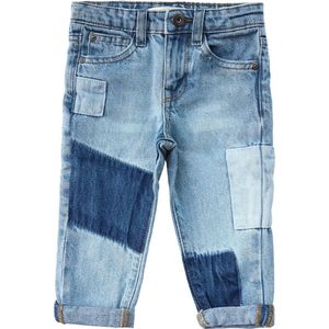 Your Wishes Patchwork Jeans Jeans Jongens - Broek - Blauw - Maat 86