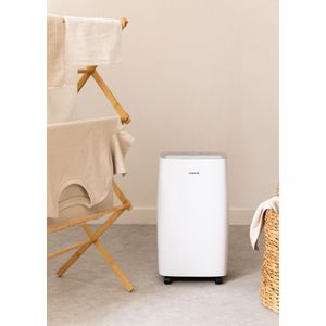 CREATE - Luchtontvochtiger 10 L / dag 40m² - Dehumidifier - 2 ontvochtigingsstanden - 24 uur programmeerbare timer - Wit - DRYZONE XL-CUBIC