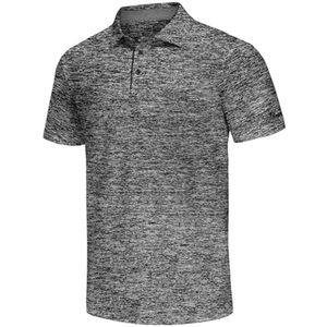 Heren Golf Shirt Dry Fit Performance Polo - Casual Werkkleding - Donkergrijs XL