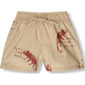 PLAY UP Printed Swim Shorts Zwemkleding Unisex - Beige - Maat 62