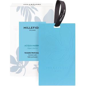 Millefiori - Laundry - Geurkaarten - Acqua Marina - 3 Stuks - Kast Parfum - Voor In De Kledingkast