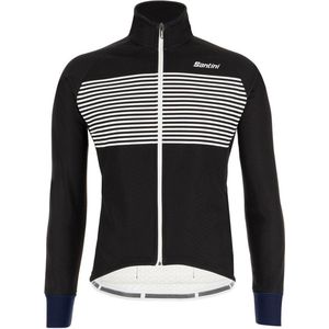 Santini Fietsjack lange mouwen Zwart Heren - Colore Winter Jacket Black - 4XL