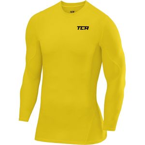 SuperThermal Compressietop met Lange Mouwen voor heren - Sonic Yellow (Geel)