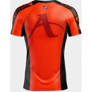 T-shirt Arawaza | Dry-Fit | Oranje / Zwart (Maat: XL)