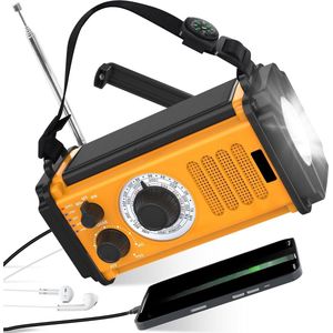 Noodradio - Noodpakket Oorlog - Draagbare Radio -