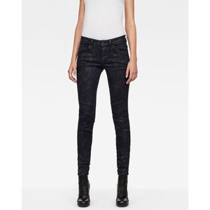 G-star 5622 D-motion 3d Mid Waist Skinny Spijkerbroek Zwart 24 / 30 Vrouw