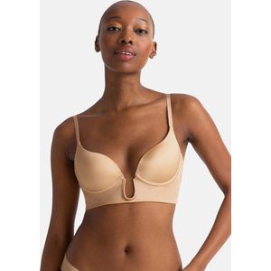 Dorina BH diepe decolleté - Plunge Bh - Sublime Sculpt - 90C - Beige.