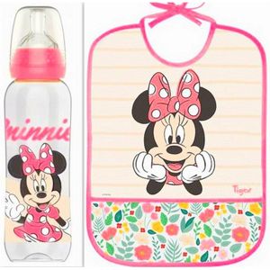 Tigex | Disney | Minnie set: fles 330 ml+ slabbetje | 6+m | ... | korting 6+ m