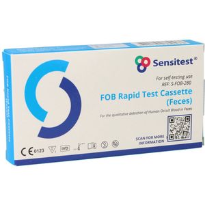 2 stuks FOB Sneltest - Zelftest voor Bloed in Ontlasting - Binnen 5 minuten resultaat – Eenvoudig thuis uit te voeren