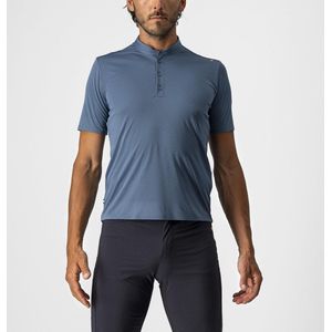 Castelli TECH 2 POLO Light Steel Blue - Mannen - maat L