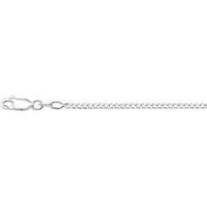 YO&NO - Ketting - Zilver - Gourmet - 2mm - 40cm - Sieraden vrouw - Heren  - Zilver 925