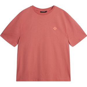 J.lindeberg Men Hale Logo Patch T-shirt Dusty Cedar