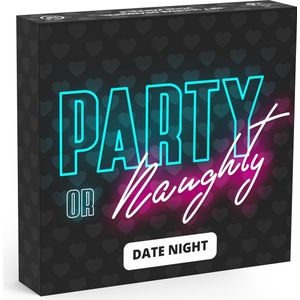 Party or Naughty Date Night - Het ultieme drankspel voor koppels | partyspel | relatiespel | valentijn | gespreksstarter | relatie cadeau