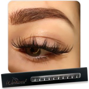 Winkies Wetlashlashes look - Alternatief lash serum - Nepwimpers - Natuurlijk - Natural - Wimperextensions - Starterspakket - 12 mm