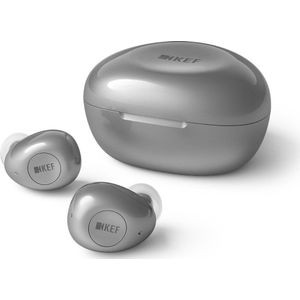 KEF MU3 Draadloze Noise Cancelling True Wireless Oordopjes – Silver Grey