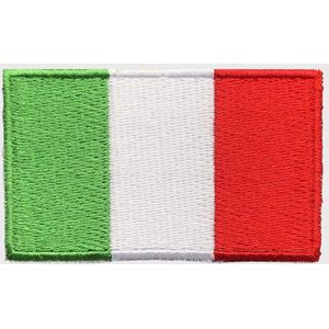 Italiaanse Vlag - Strijkpatch - Strijkapplicatie - Strijkembleem - Badge