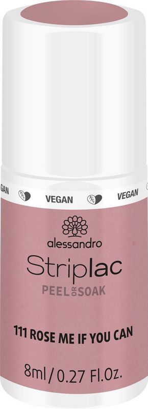 Alessandro - Striplac Peel or Soak - Nagellak - Roze - 8 ml