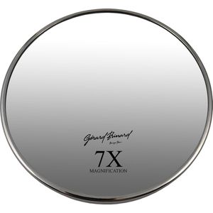 Gérard Brinard metalen spiegel zuignapspiegel 7x vergroting - Ø16cm