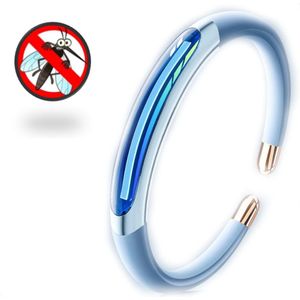 Anti-Muggen Armband met Essentiële Olie – Draagbare Muggenwerende Polsband Zonder DEET | Voor Kinderen & Volwassenen – Outdoor Muggenbeschermer, Insectenwerend, Tegen Steekmuggen- Blauw