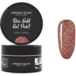 Madam Glam Rose Gold Gel Paint