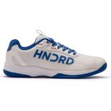 HUNDRED Xoom Pro non-marking professionele badmintonschoenen voor heren | Materiaal: kunstleer | Geschikt voor indoortennis, squash, tafeltennis, basketbal en padel (zwart/oranje, EU 41, UK 7, US 8)