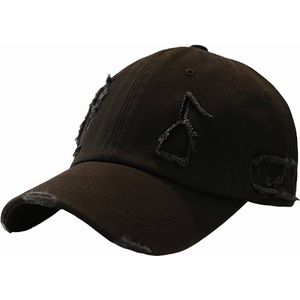 FLIPFLOP CLUB® Zwarte Ripped Baseball Cap - Accessoires voor EK voetbal - Koningsdag - Pet - Petje - Hat - Unisex