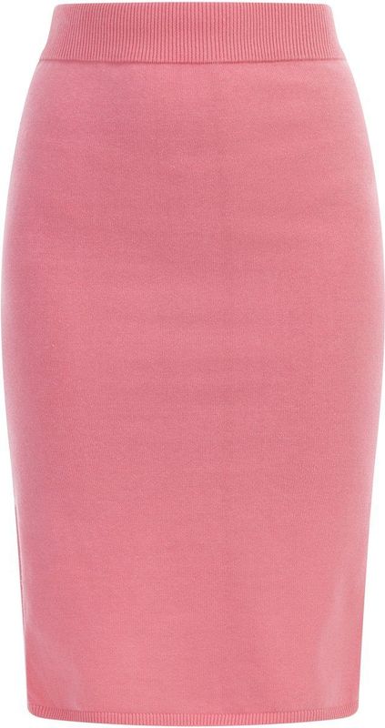 Mymo - Gebreide Midi-rok - Roze - Dames